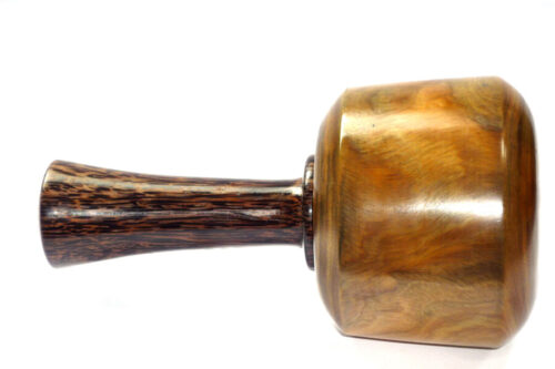 Heavyweight carving mallet old lignum vitae black palmwood handle