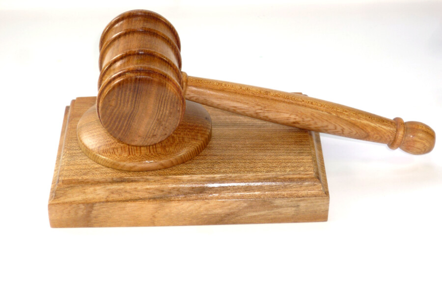 Presentation Wooden Gavel & Block English Elm Tommy Woodpecker Woodworks