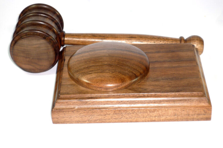 Presentation Wooden Gavel English Walnut Tommy Woodpecker Woodworks