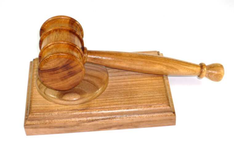 Presentation Wooden Gavel & Block English Elm Tommy Woodpecker Woodworks