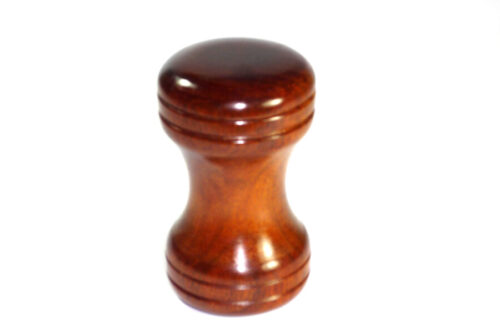 Handmade double top palm gavel Brown Ivory wood