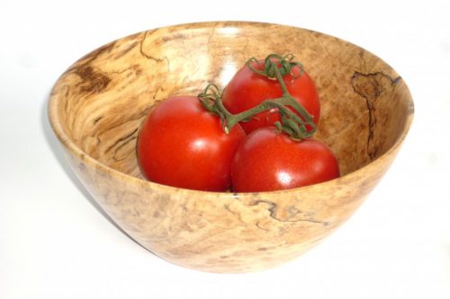 handmade wooden bowl English Spalted Beech