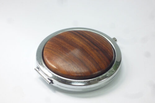 double mirror compact Bhilwara Rosewood with chrome surround