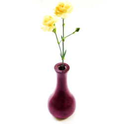 Bud vase in Purpleheart wood
