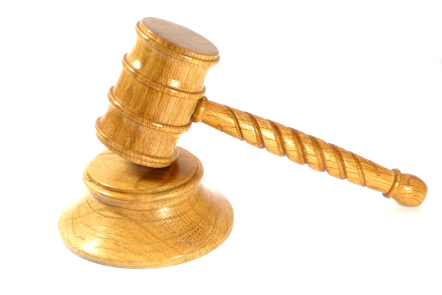 Wooden Gavel & Block English Oak Barley Twist Handle Tommy Woodpecker