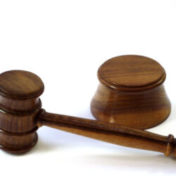 Handmade gavel and block American Walnut wood