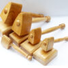 Set of mason's gavel and blocks