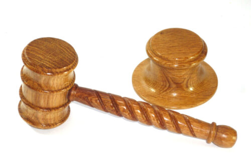 English Oak Barley Twist handle