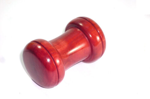 Handmade Double Top Palm Gavel Pink Ivory wood