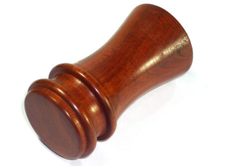 Handmade palm gavel brown ivory wood