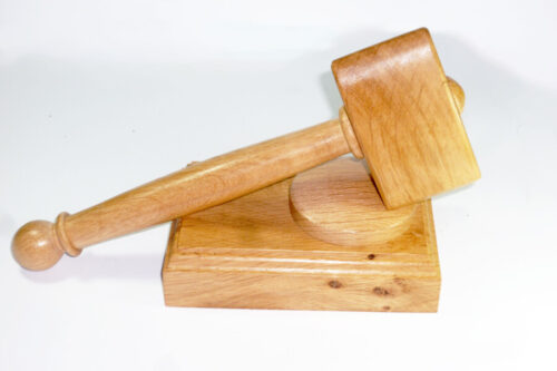 Presentation Mason's Gavel and Block English Oak