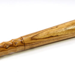 Handmade fishing priest zebrano wood