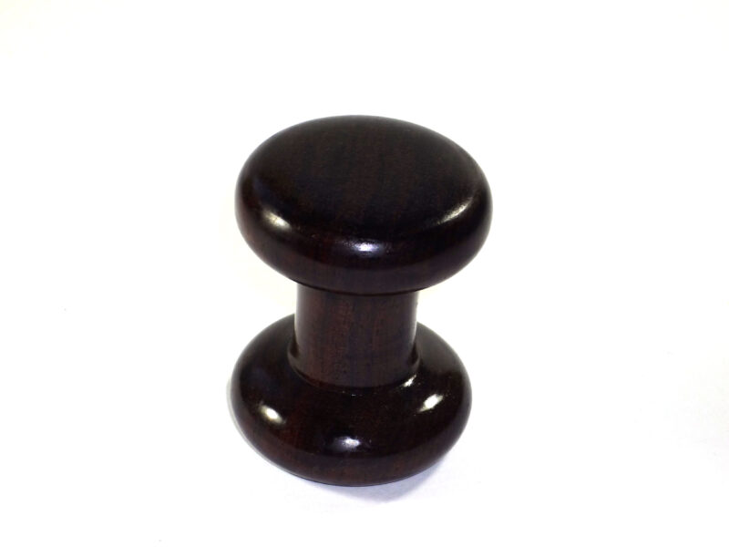 Handmade door knocker style palm gavel Leadwood