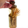 Handmade toothpick or cocktail stick holder