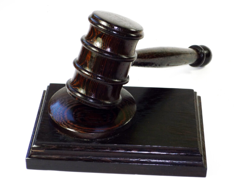 Handmade gavel and block set Wenge wood