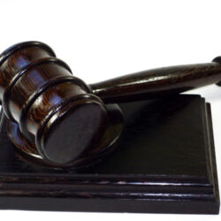 Handmade gavel and block set Wenge wood