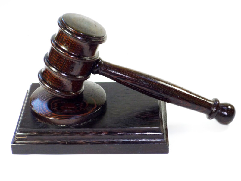 Handmade gavel and block set Wenge wood