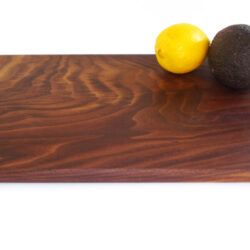 handmade single piece solid walnut chopping board