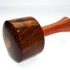 Handmade carving mallet old lignum vitae and Swiss Pear handle