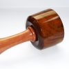 Handmade carving mallet old lignum vitae and Swiss Pear handle