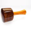 Handmade carving mallet old lignum vitae yew handle padauk wedge