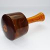 Handmade carving mallet old lignum vitae yew handle padauk wedge