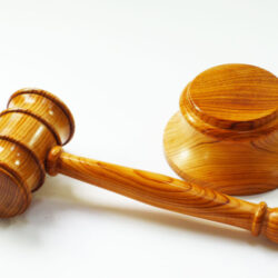 Handmade gavel and block English Yew