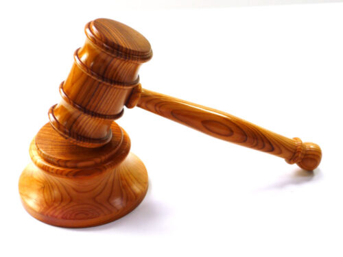 Handmade gavel and block English Yew