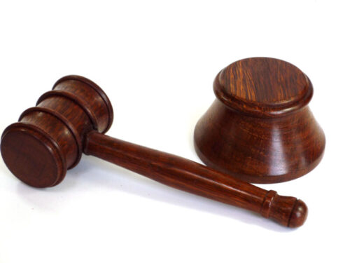 Handmade gavel and block Australian Jarrah