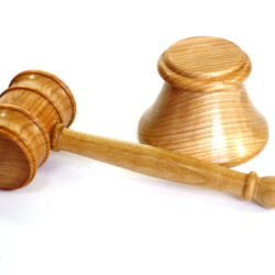 Handmade gavel and block English Wild Cherry