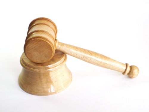 Handmade gavel and block English Sycamore