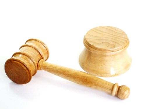 Handmade gavel and block English Sycamore