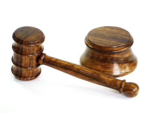 Handmade gavel and block Amazaque wood