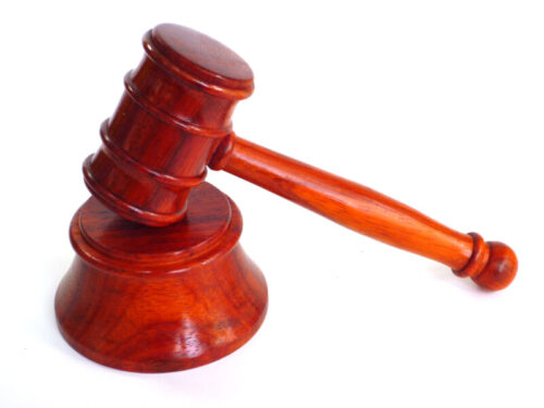 Handmade gavel and block Padauk