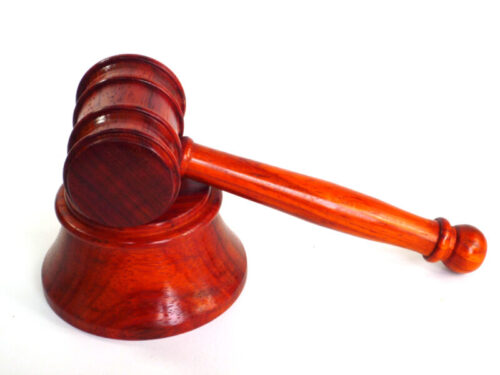Handmade gavel and block Padauk