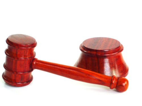 Handmade gavel and block Padauk