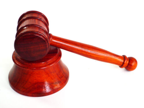 Handmade gavel and block Padauk