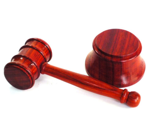 Handmade gavel and block Padauk