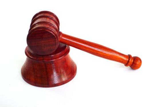 Handmade gavel and block Padauk