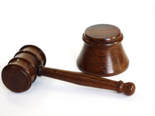Handmade gavel and block Panga Panga