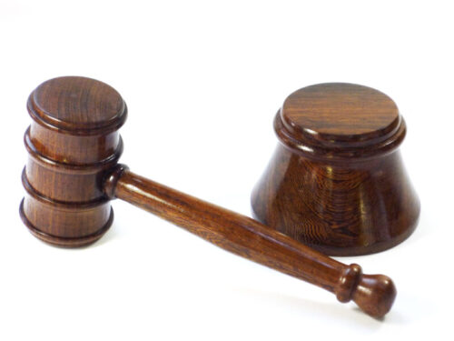 Handmade gavel and block Panga Panga