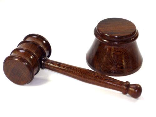 Handmade gavel and block Panga Panga