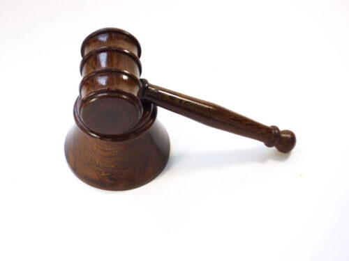 Handmade gavel and block Panga Panga