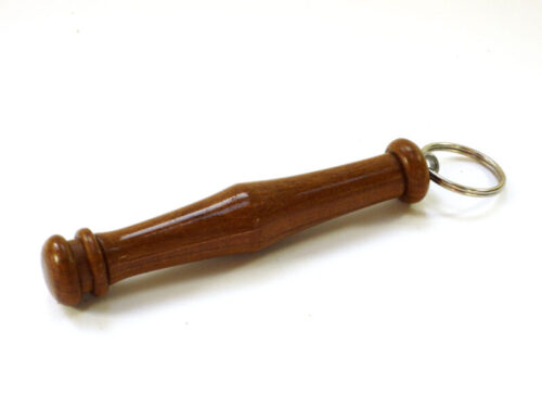 Handmade kubotan keyring Muhutu wood