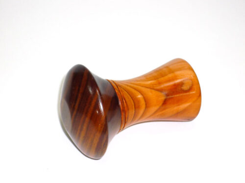 Handmade mini jumbo palm gavel old lignum vitae and English Yew