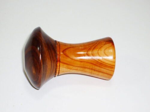 Handmade mini jumbo palm gavel old lignum vitae and English Yew