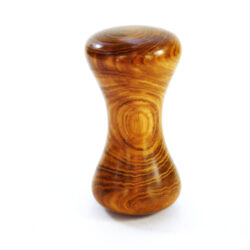 Handmade double headed hour glass palm gavel English Laburnum