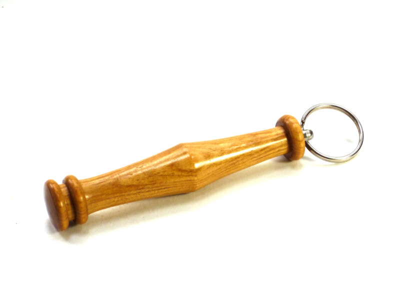 Handmade kubotan keyring Satinwood