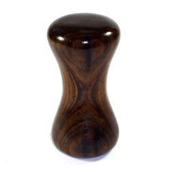 Handmade hour glass palm gavel Chacate Preto wood