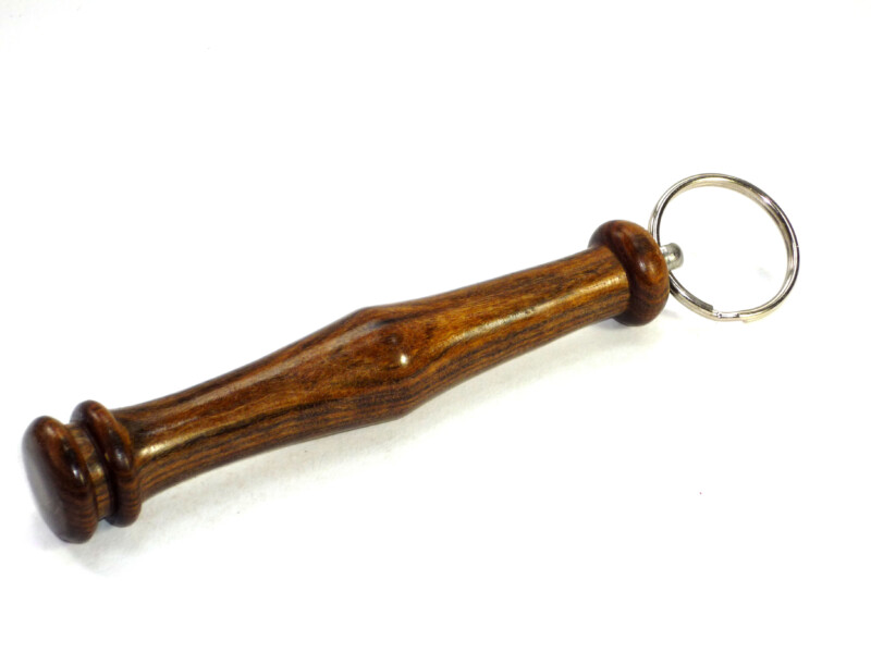 Handmade kubotan keyring Chacate Preto